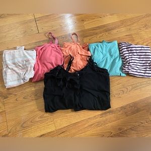 [7] Motherhood Maternity Nursing Tank Tops Lot (Spaghetti Strap) [EUC!]